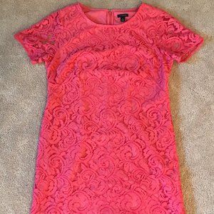 Ann Taylor Coral Mini Dress